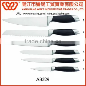 A3332 5Pcs High Quality Stainless Steel Kitchen Knife Set thumbnail-5