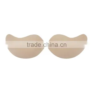 Self-Adhesive Push Up Silicone Filled Bust Front Closure Strapless Invisible Bra Sexy Open Nipple Bras Wholesale Bras thumbnail-1