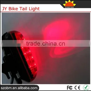 Jing Yi 5 LED 4 Mode Red Light Bike Safety Accessories Bike Tail Light thumbnail-1