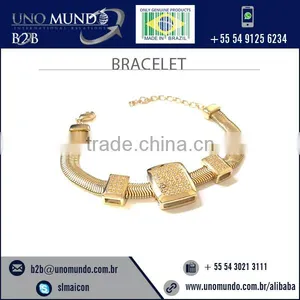 Lovely Appearance Gold Plated Bracelet by Leading Manufacturing Company thumbnail-1