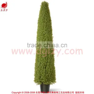 Artificial National Topiary Figure Ornaments Boxwood Tree Plant in Pot thumbnail-1