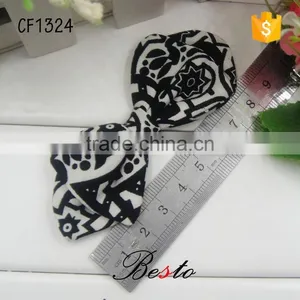 Beautiful Decorative Printing Fabriclarge Hair Bow for Girls thumbnail-4