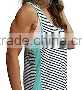 Swimsuit Cover Up Super Soft Cotton Polyester Blend Tank Extender Racerback Swimsuit Beachwear Dress Swimwear One Piece thumbnail-3