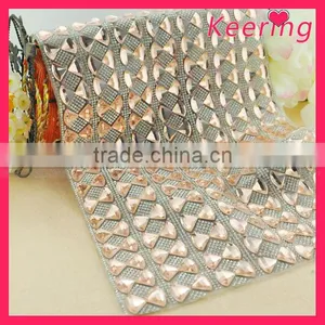 Bow Plastic Rhinestone Mesh WRT-008 thumbnail-1
