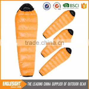 2017 Yellow Premium Quality Duck Down Sleeping Bag For Adult thumbnail-3