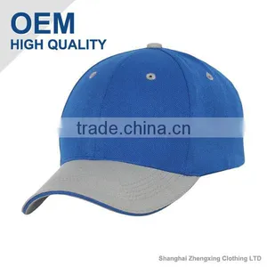 Blue Grey Two Tone Baseball Caps With High Quality thumbnail-1