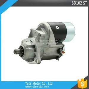 YTM 6D102 24V 10T 4.5KW Truck Exvacator Auto Starter Motor for PC200-6 thumbnail-2