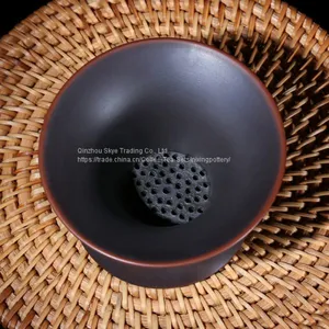 Nixing Pottery Tea Filter Container Guangxi Qinzhou Handmade Tea Ware Tea Infuser thumbnail-3