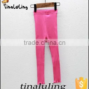 Plain Girls Tights Wholesale Ruffle Pants for 2-7 Years thumbnail-2