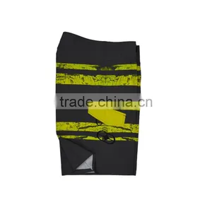 Mens Vintage Striped Board Shorts 100% Polyester thumbnail-3