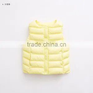 Factory Suppliers Children's Vests & Custom Fashion Girls Winter Padded Waistcoats thumbnail-3