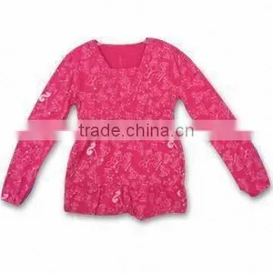 T-shirt With Long-sleeves, Made of 100% Cotton Fabric, Customized Designs and Colors Are Accepted thumbnail-1