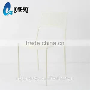 LS-4008 Cheap Outdoor Colourful Stacking Plastic Garden Chair Dining Chair Plastic Patio Chair thumbnail-4