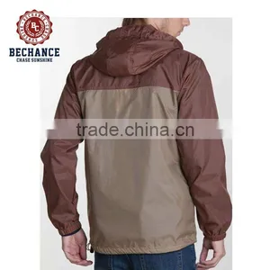 LZ203 Mens Nylon Hooded Windbreaker Jacket thumbnail-2