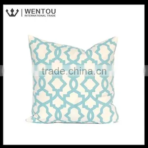 Fashion Plain Blue Throw Pillow Cover thumbnail-4