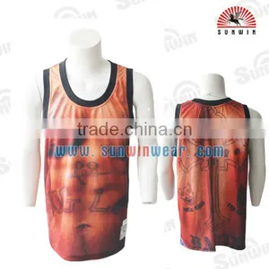 2016 Best Basketball Jersey Design With Customized Logos thumbnail-2