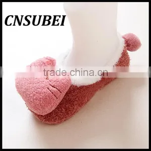 Korean Design Baby Cute Cartoon Fuzzy Anti-slip Floor Winter Sock thumbnail-2