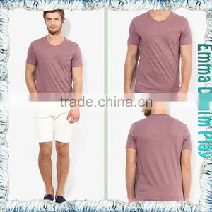 New Custom Design Mens Organic Cotton Round Neck T-Shirts thumbnail-5