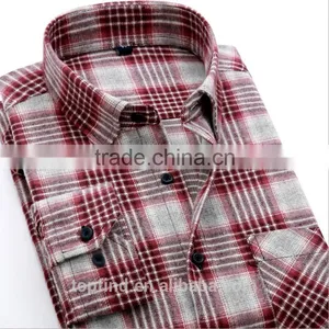 Wholesale Custom Plaid Flannel Shirt for Men thumbnail-4
