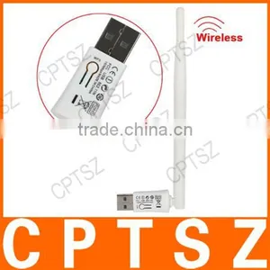 150Mbps Mini WIFI Wireless USB LAN Adapter 150M 802.11n / g / b Wi fi Network Card for PC TV With Antenna Computer Accessories thumbnail-1