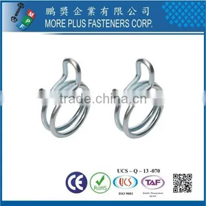 Made in Taiwan Stainless Steel DIY Hose Clamp Double Wire Spring Hose Clamp thumbnail-4