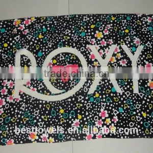 China Wholesale Velour Reactive Printed Beach Towel thumbnail-1