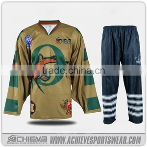Wholesale Blank Hockey Uniform Colorful Custom Hockey Jersey thumbnail-4