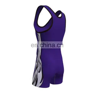 Custom Wrestling Wear Wrestling Singlet thumbnail-3