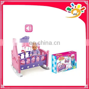 Baby Imitated Swing Bed Toy/ Toys Bed Set With Doll thumbnail-1
