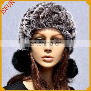 Fur Pom Poms Wholesale Rabbit Winter Fur Hat thumbnail-4