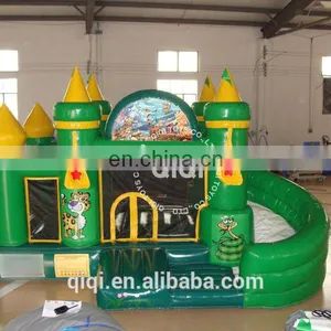 QIQI Green Inflatable Used Party Jumpers for Sale thumbnail-1