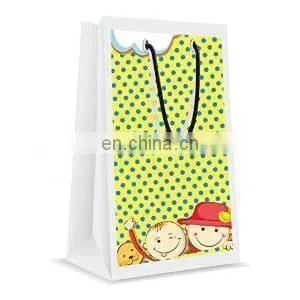 PREMIUM GIFT PAPER CARRY BAGS/Best Kids Choice Latest and Decent Print Paper Bags Kids Collection 3kids for Use in Gift for Sale thumbnail-1