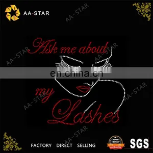 Hot Sale Beautiful Girl Hot Fix Stone Design for Garment thumbnail-1