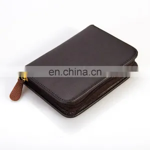 Top Quality Cheap Price Genuine Cowhide Leather Famous Brand Wallet thumbnail-3