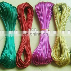 Colourful Gold Elastic Bungee Cord Metallic Bungee Cord With Metal Clips thumbnail-5