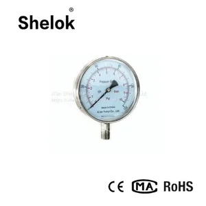 Hot Sale Low Price High Quality Manometer Oil Pressure Gauge thumbnail-2