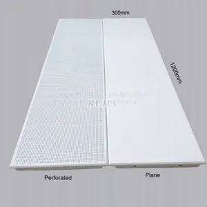300*1200mm Aluminum Clip in Ceiling/ Perforated Aluminum Ceiling/Aluminum Square Ceiling for Office thumbnail-2