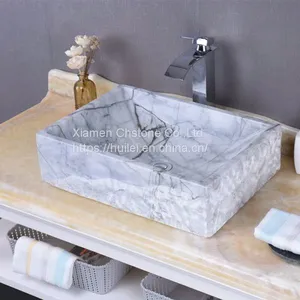 Carrara White Marble Sinks,China White Marble Bathroom Basins thumbnail-2