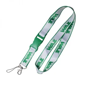 Wholesale Personalized Cheap Double Sided Layer Silk Screen Printing Lanyard Promotional Bright Color Printed Lanyard thumbnail-5