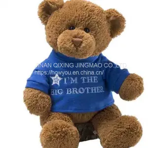 China OEM ODM Classic Stuffed Animal Custom 30cm Teddy Bear Plush Toys With Shirt thumbnail-4