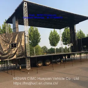 12 m Mobile Stage Truck Trailer of Roadshow thumbnail-1