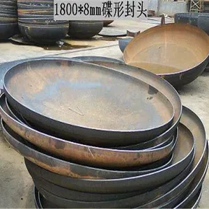 Forged Steel Dished End Stainless Steel Hydraulic Hose End For Fuel Tanks thumbnail-1
