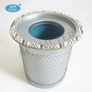 Super Quality Pleated Fiberglass Flange Oil Separator Filter Cartridge 100003725 thumbnail-4