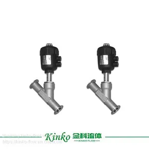 Operated Three-way Pneumatic Angle Seat Valve thumbnail-2