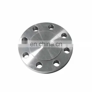 Jis Standard Jis 10k 80a 8 Inches Stainless Steel Blind Flange With Threaded Hole thumbnail-3