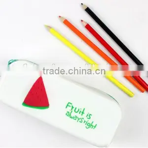 Popular Manufactory Price Silicone Square Zippered Pencil Case For Kids thumbnail-5