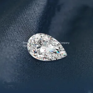 Loose Gemstones Moissanite Stone 0.35ct To 6ct Pear Shape Diamond D Color VVS1 Loose Beads For Women Luxury Ring Jewelry Making thumbnail-2