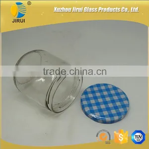 380ml Popular Round Shape Clear Glass Candy Jar thumbnail-2
