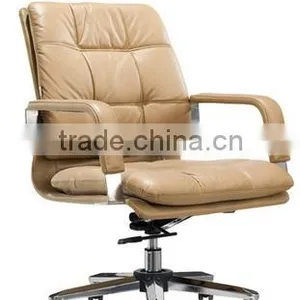 Luxury Swivel Leather Heated Office Chair thumbnail-1