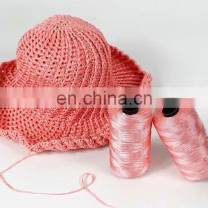 T Shirt Raffia Yarn For Knitting Crochet Handbags Yarn DIY Crochet Bag thumbnail-5